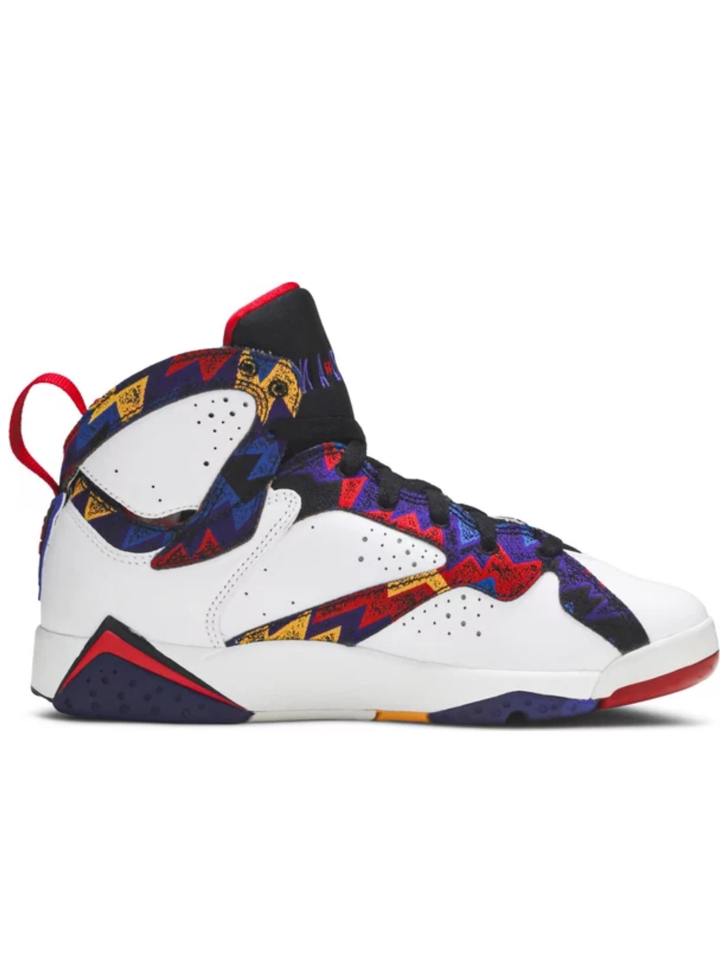 Air Jordan 7 Retro BG White/Unvrsty RD-Blk-Bright CNC 304774-142