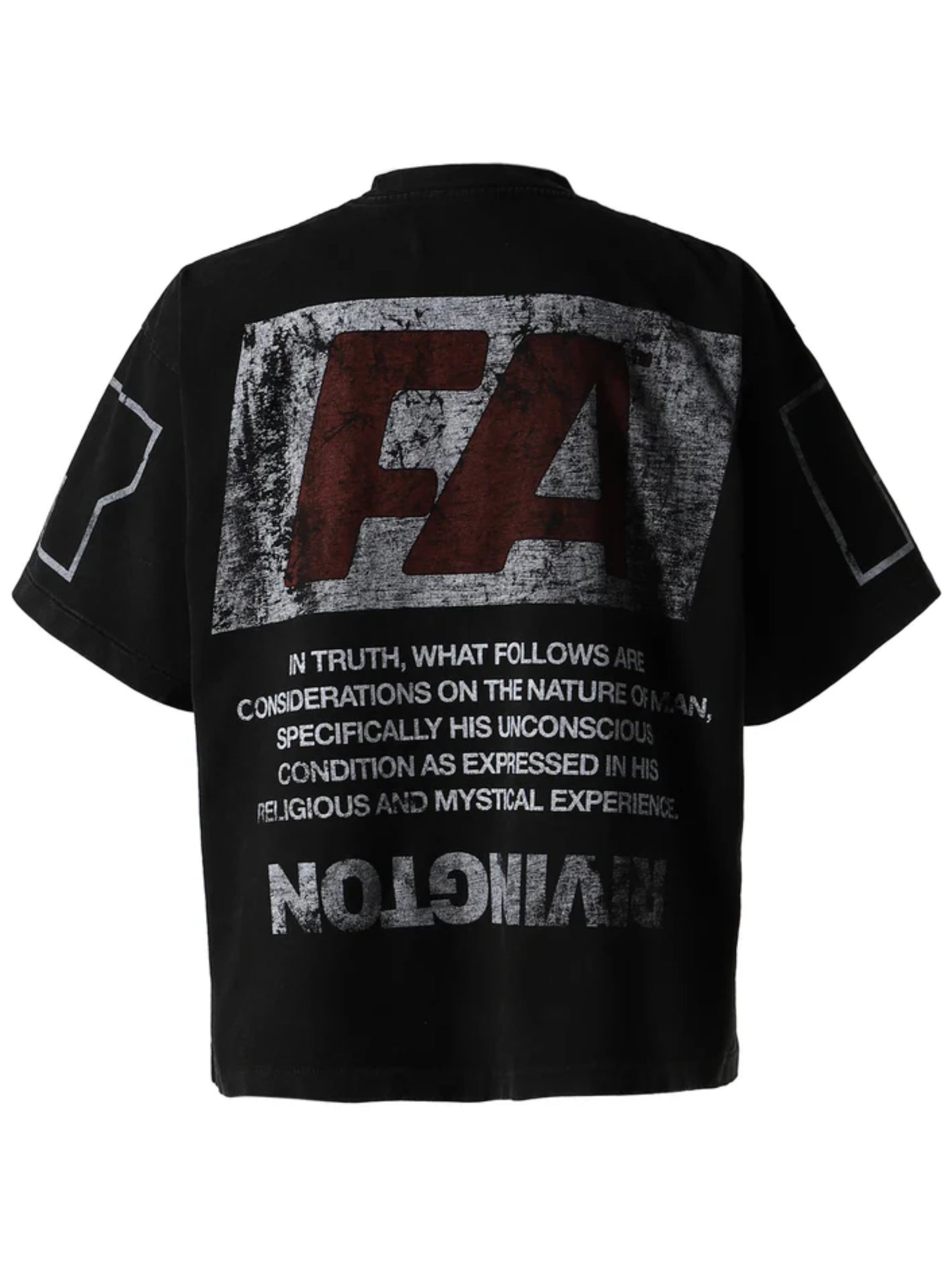 RRR123 NATURE OF MAN CVA TEE Black