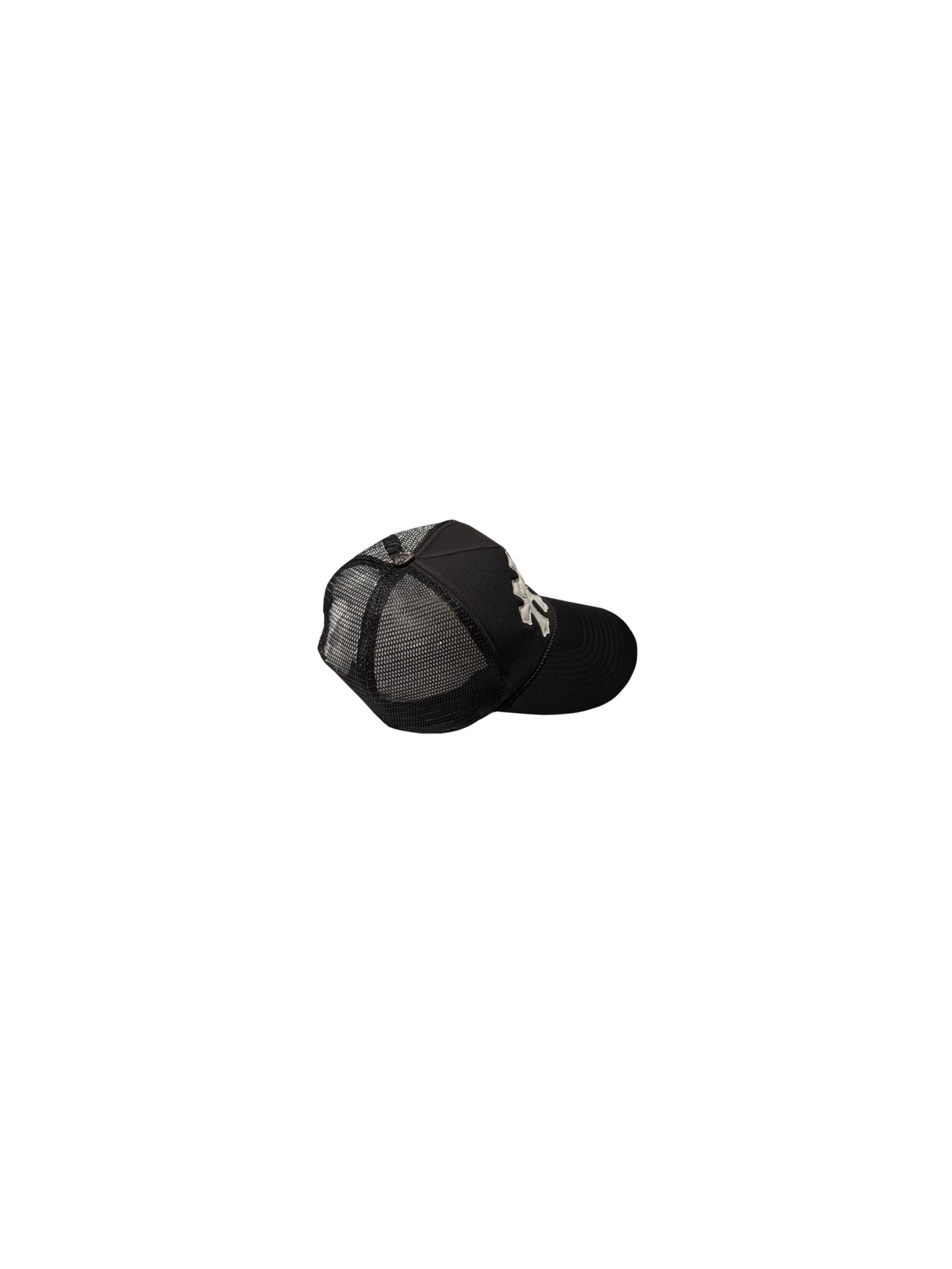 Chrome Hearts Triple White Cross Patch Baseball Cap Black C118487460-Used