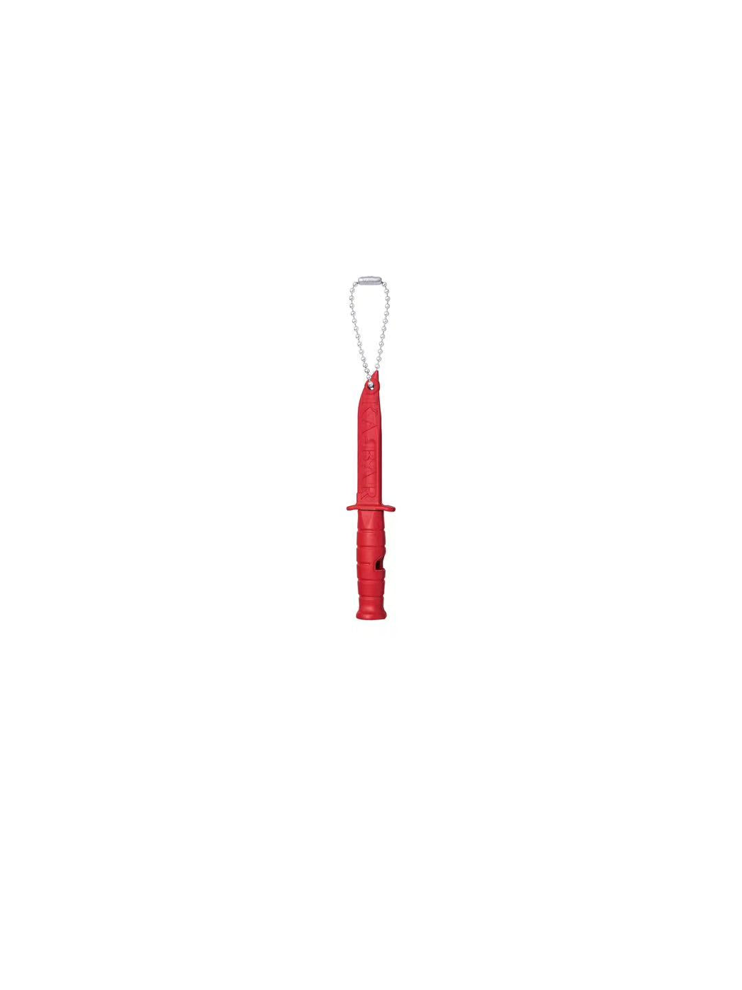 Supreme Ka-Bar Emergency Whistle Keychain Red