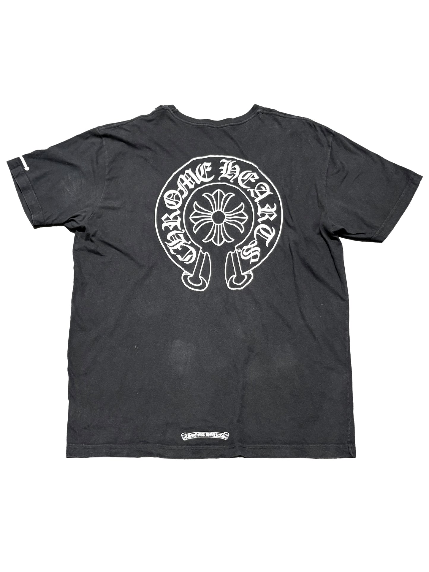 Chrome Hearts Horseshoe Logo Pocket Tee Black XXL C319141378-Used