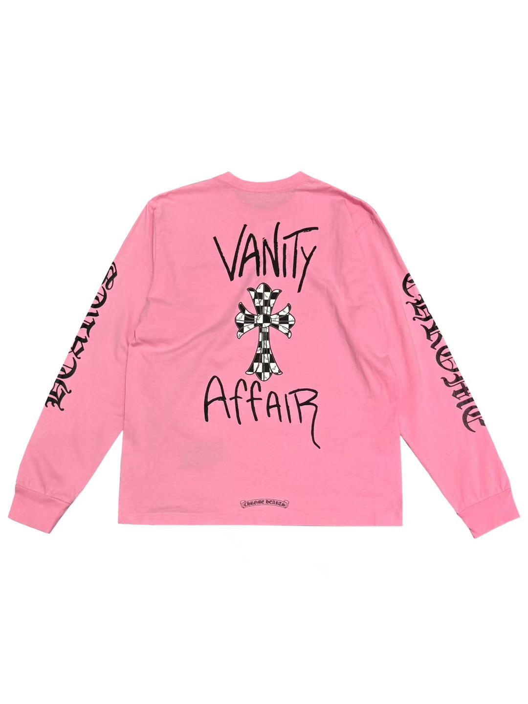 Chrome Hearts Matty Boy Vanity LS Tee Pink Size XL C118460458-Used