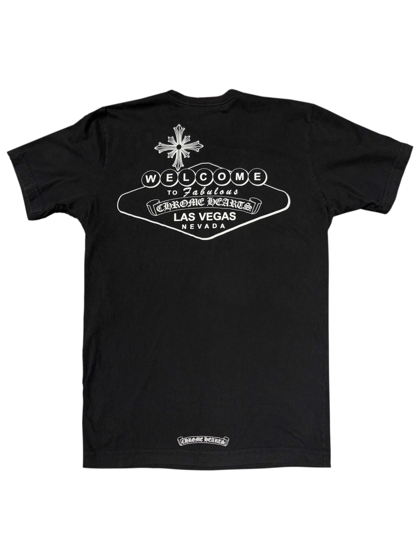 Chrome Hearts Las Vegas Pocket Tee Black M C119050100-Used