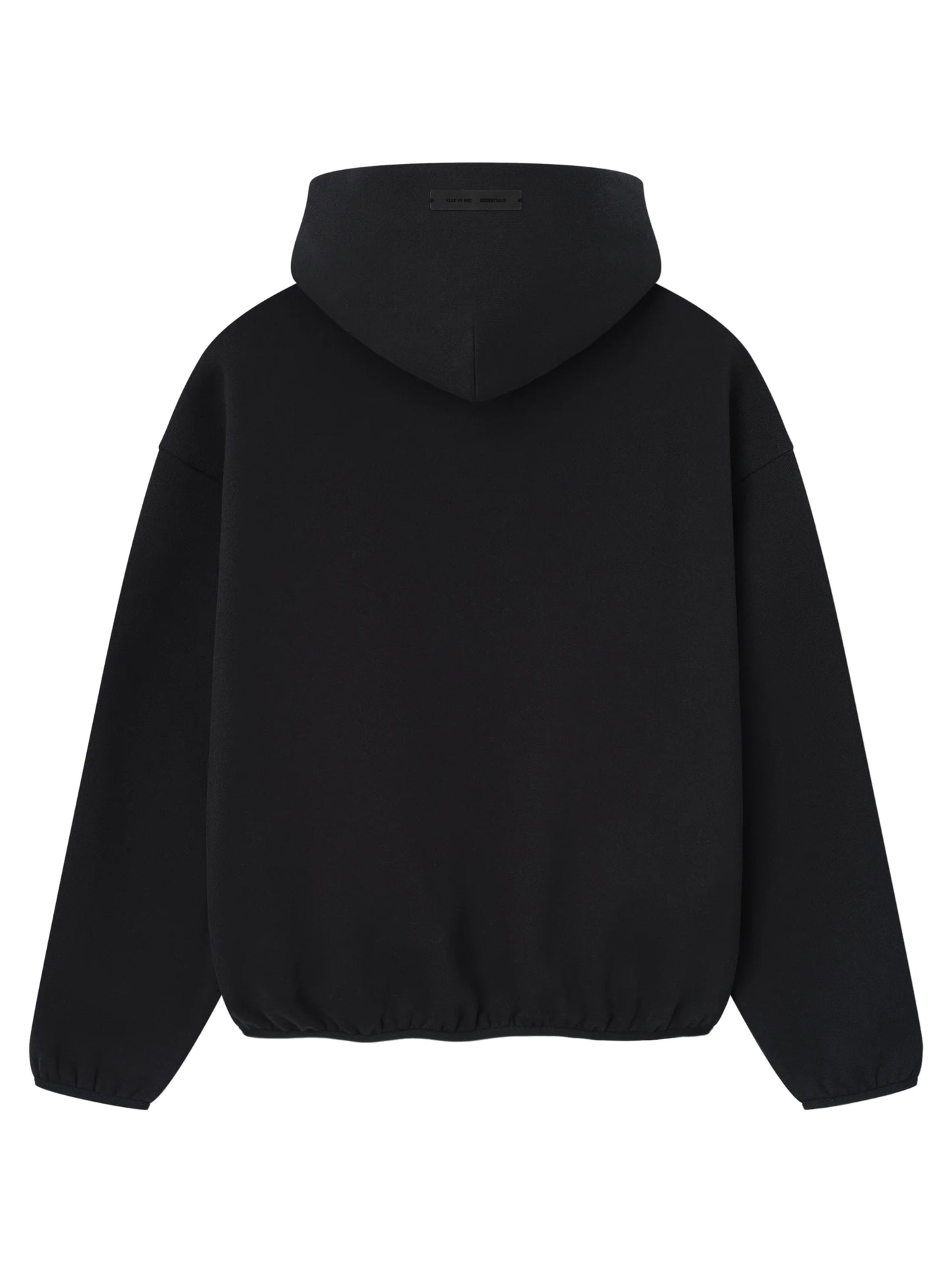 Essentials 25FW Modern Fit Fleece Hoodie Jet Black