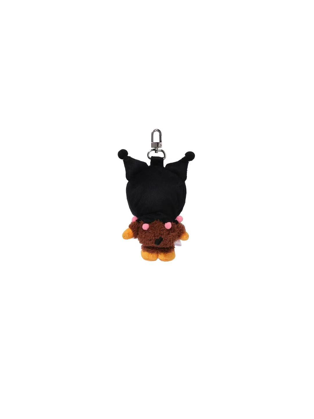 Bape x Kuromi Plush Key Chain Black