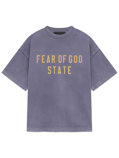 Essentials 24Fw Kids Heavy Crewneck Tee Lavender