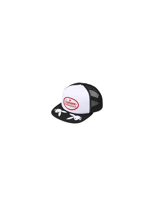 Supreme Playboy Mesh Back 5-Panel Hat Black
