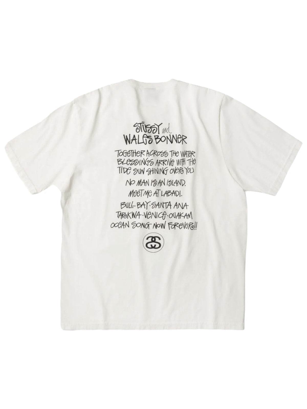 Stussy Wales Bonner Ocean Song Tee White