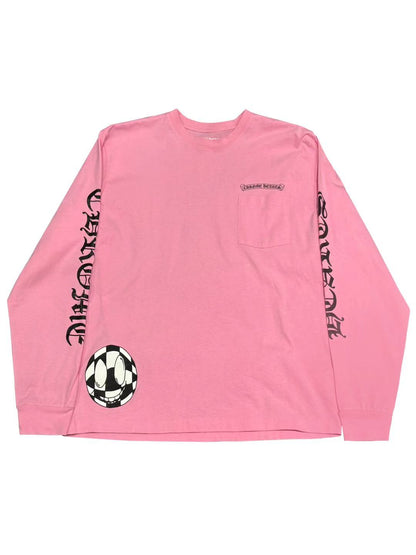 Chrome Hearts Matty Boy Vanity LS Tee Pink Size XL C118460458-Used