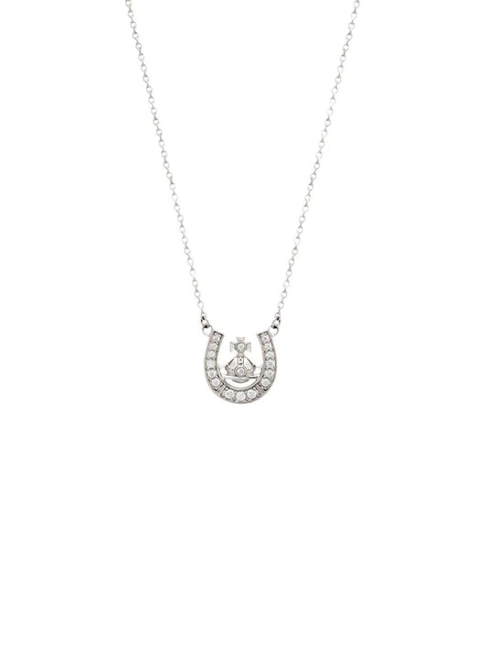 Vivienne Westwood Mare Pendant Necklace Platinum