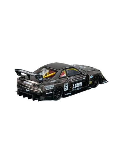 C-CM Model 1:64 LB-ER34 Super Silhouette Nissan Skyline Black ER06