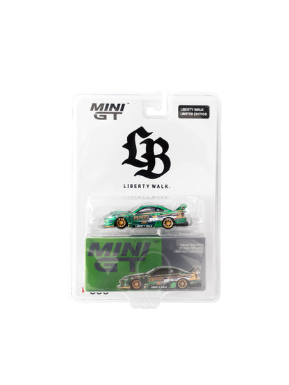 MINI GT 1/64 Nissan LB-Super Silhouette S15 SILVIA LBWK 2024 Fausto Racing Blister Packaging