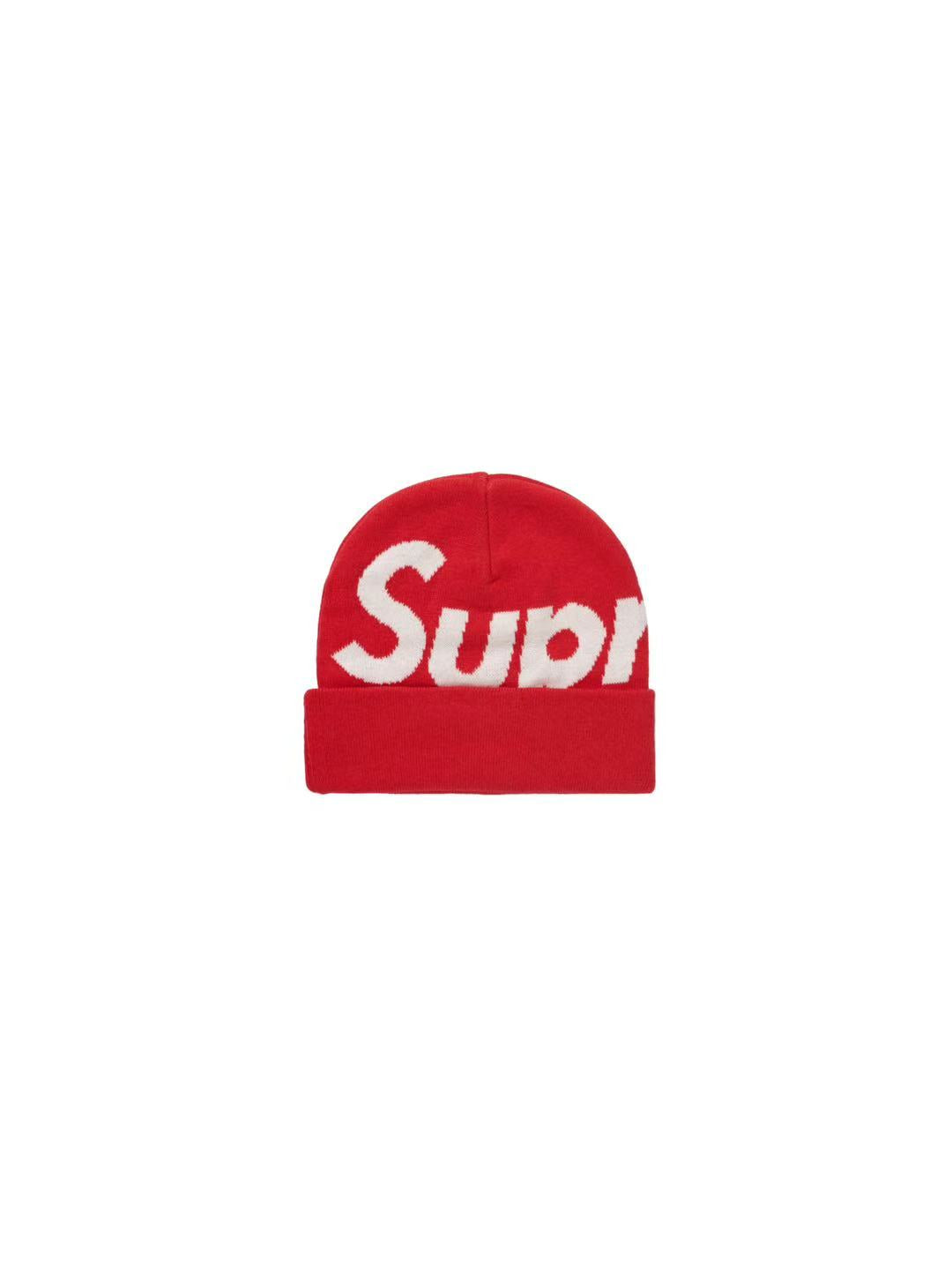 C-Supreme Big Logo Beanie Red FW17