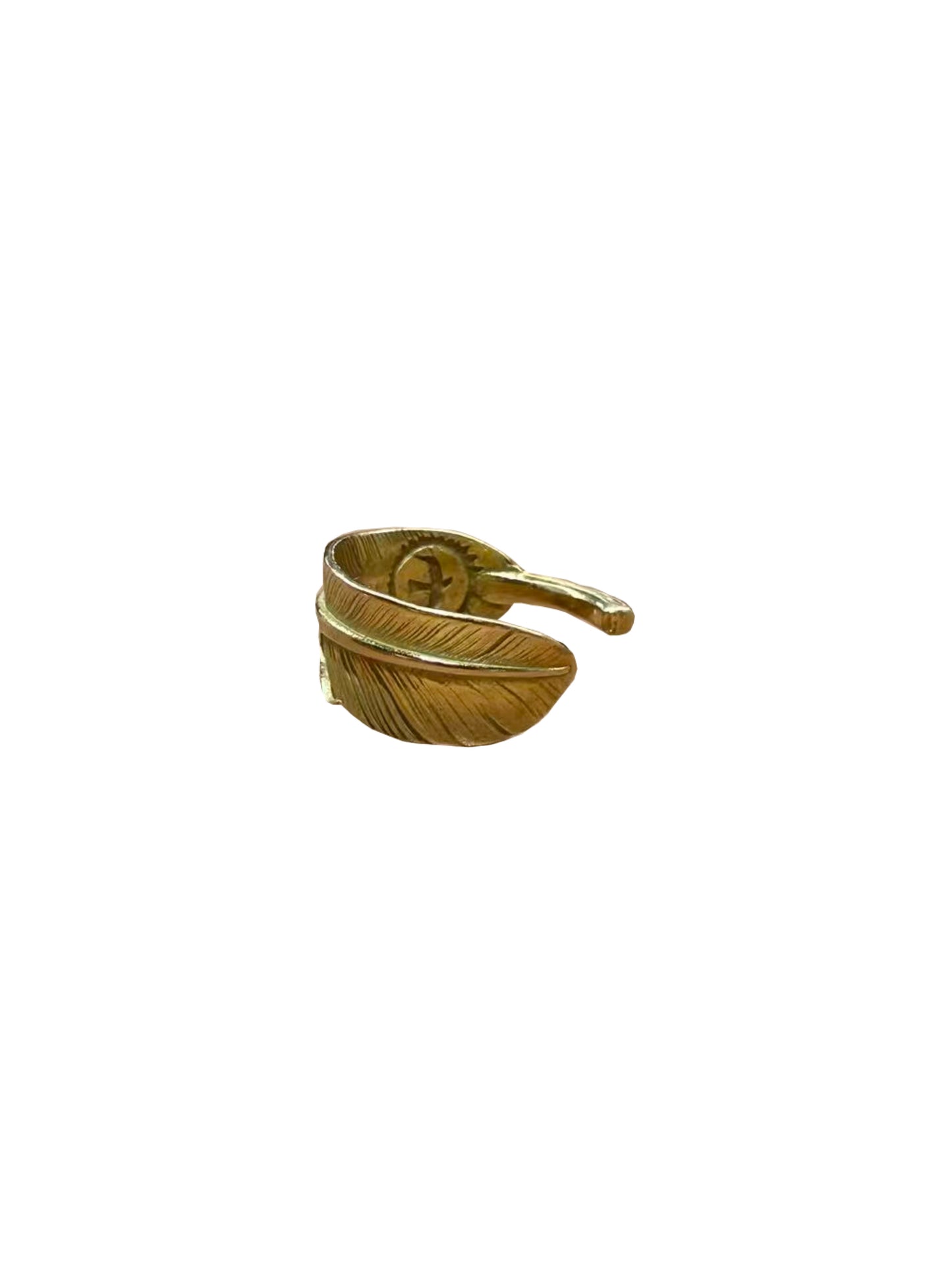 Goros Feather Ring Gold