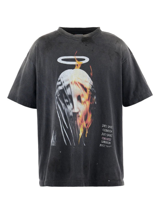 Saint Mxxxxxx SS Tee Devil Daddy Black