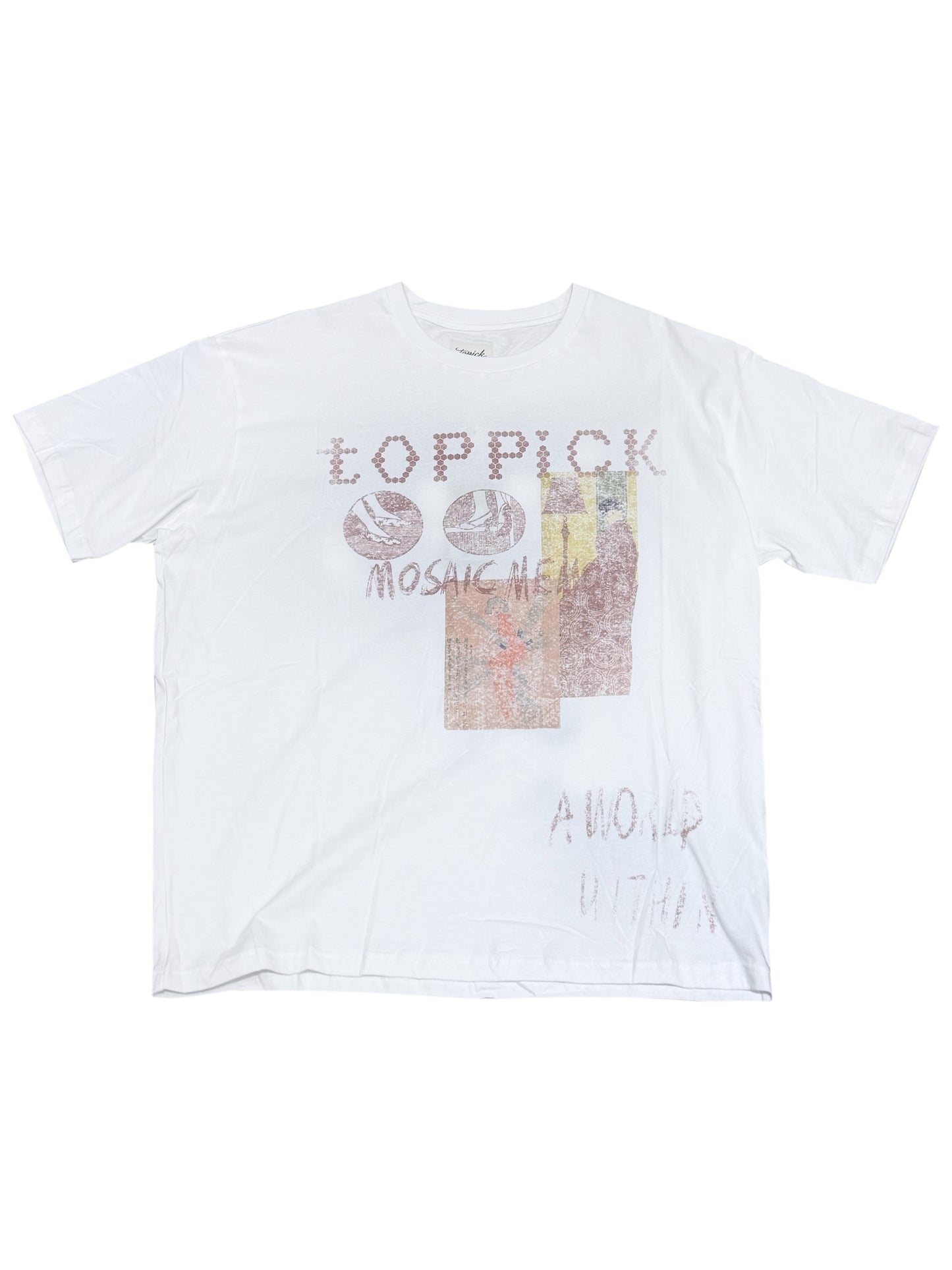 Toppick Pave Printed Tee White