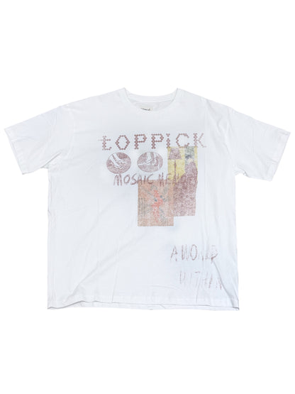 Toppick Pave Printed Tee White