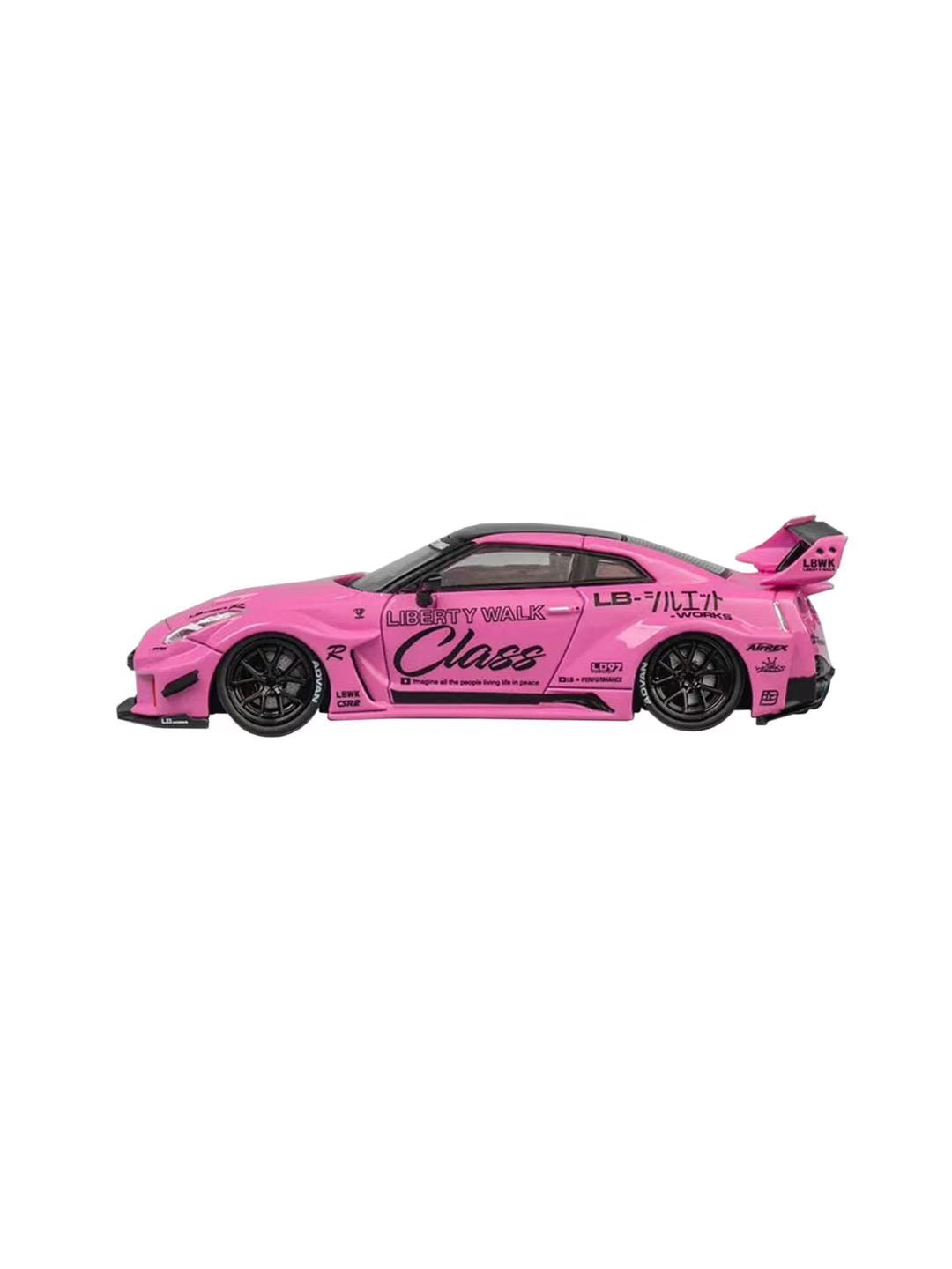 C-CM Model 1:64 LB-Silhouette Works GT Nissan 35GT-RR Pink GT08