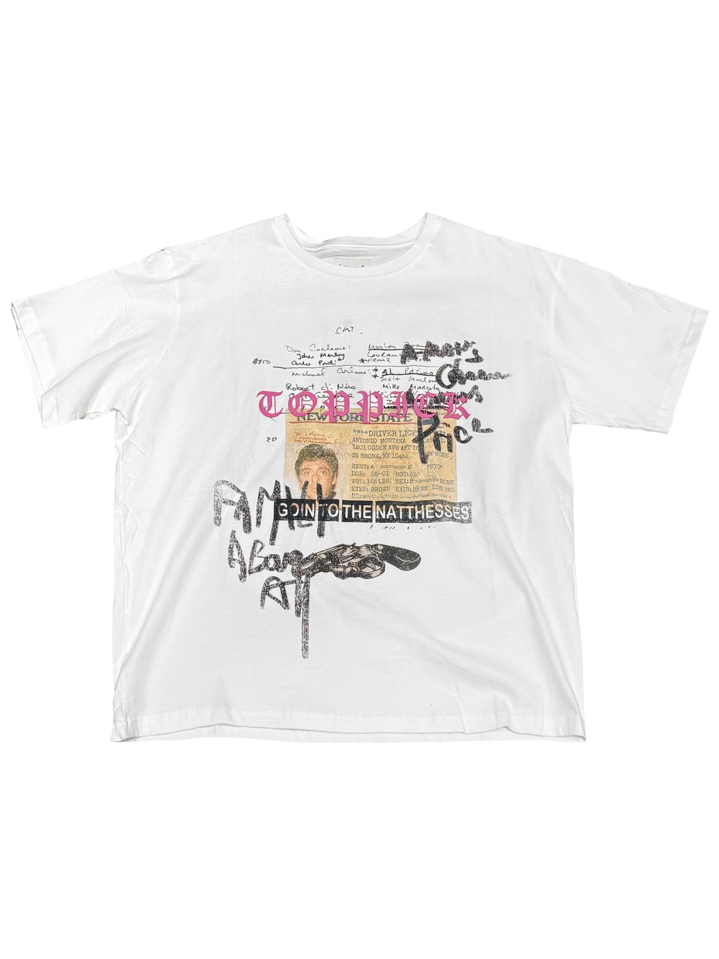 Toppick 4 Chees ID Printed Tee White