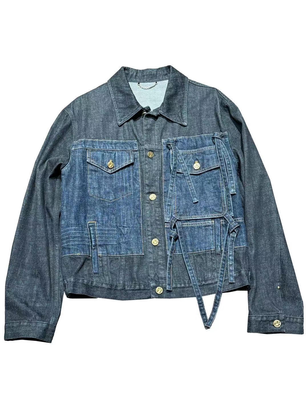 Louis Vuitton Karakoram Denim Cotton Men Jacket 48 C116087537-Used