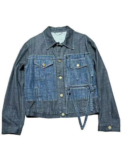 Louis Vuitton Karakoram Denim Cotton Men Jacket 48 C116087537-Used