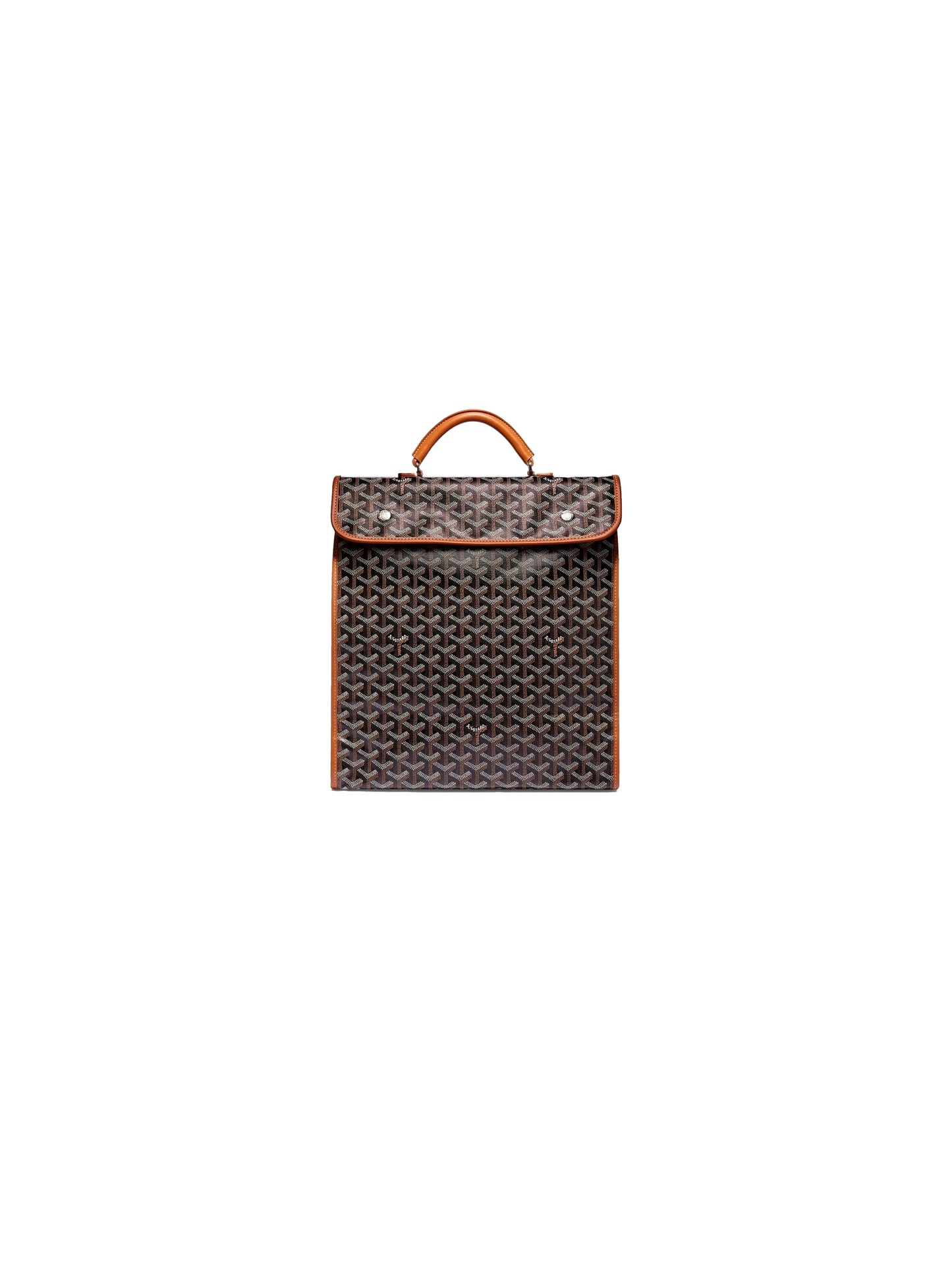 Goyard Saint Leger Backpack Black Tan