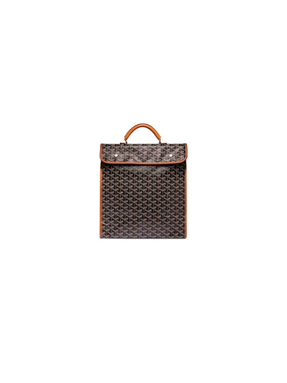 Goyard Saint Leger Backpack Black Tan