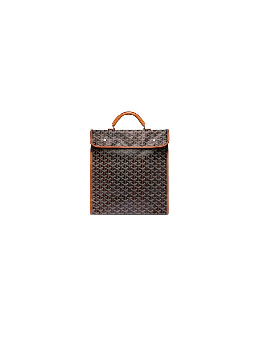 Goyard Saint Leger Backpack Black Tan