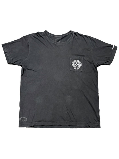 Chrome Hearts Horseshoe Logo Pocket Tee Black XXL C319141378-Used