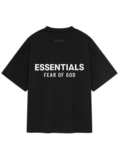 Essentials 25Ss Kids Jersey Crewneck Tee Black