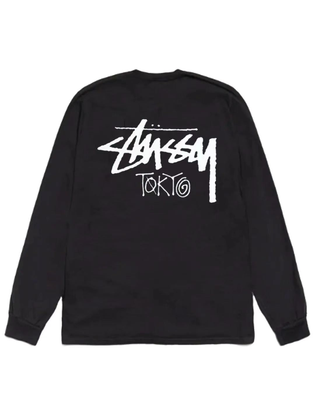 Stussy Stock Tokyo LS Tee Black