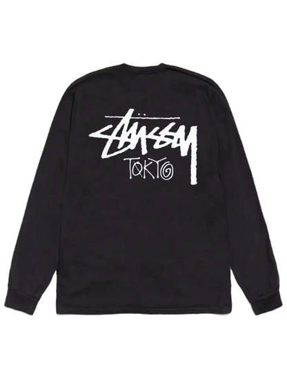 Stussy Stock Tokyo LS Tee Black