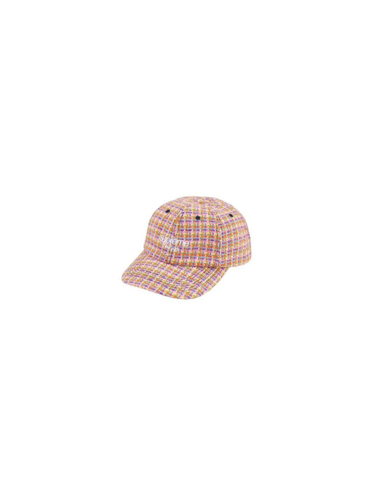 Supreme Harris Tweed 6 Panel Hat Yellow
