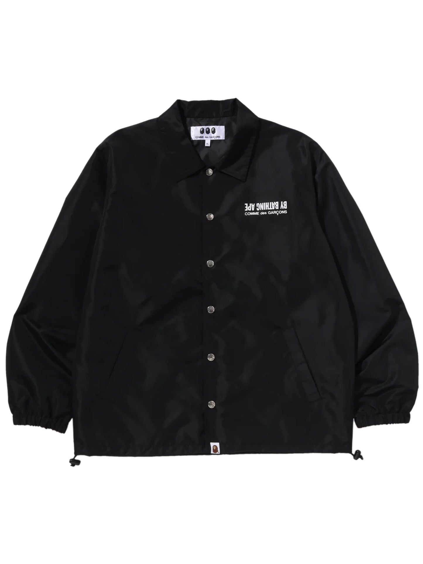 Bape x CDG Coach Jacket Black Osaka Exclusive