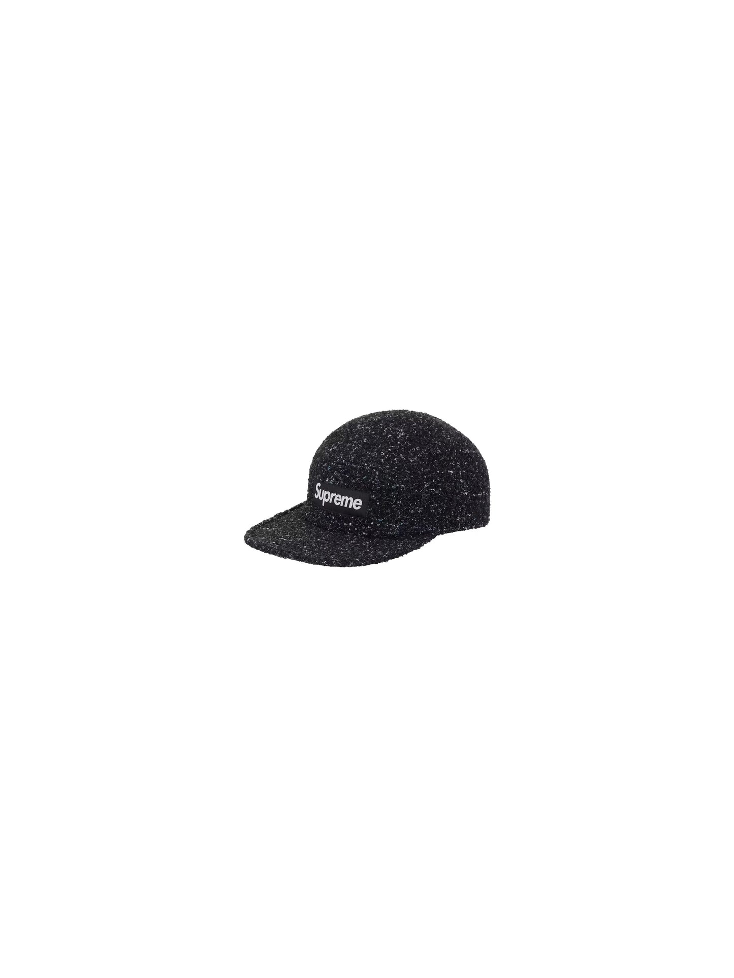 Supreme Boucle Camp Cap Black