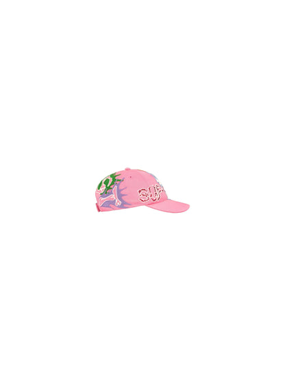 Supreme WFST 6 Panel Hat Pink