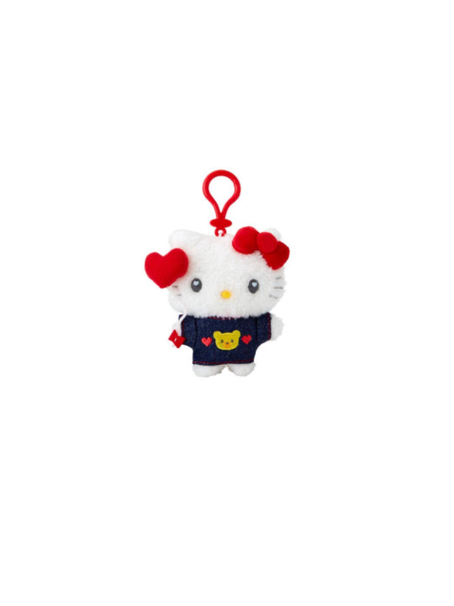 Hello Kitty Denim Patch Mascot Plush