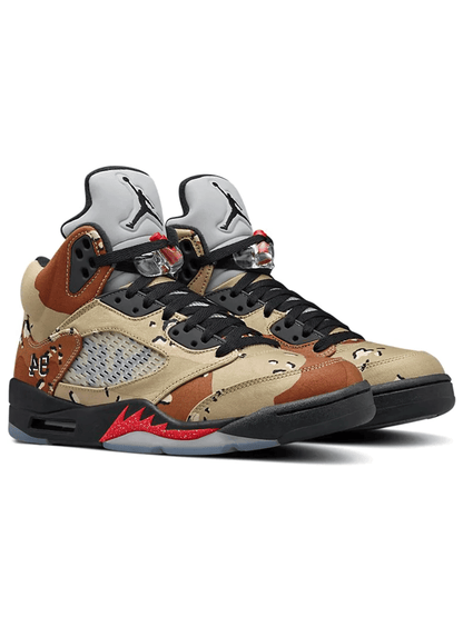 Air Jordan 5 Retro Supreme Desert Camo 824371 201
