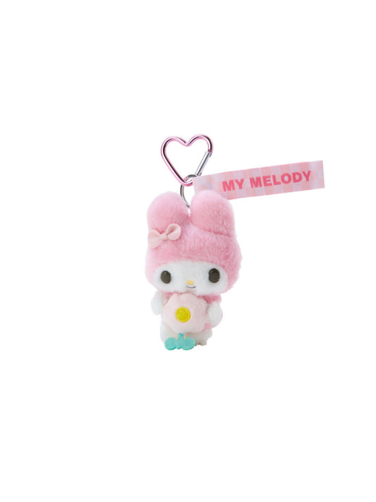 Japan Sanrio Original Mascot Holder - My Melody / Pastel Checker