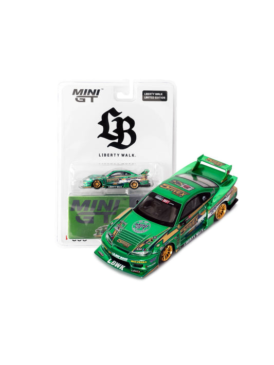 MINI GT 1/64 Nissan LB-Super Silhouette S15 SILVIA LBWK 2024 Fausto Racing Blister Packaging