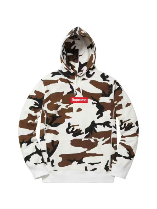 C-Supreme Box Logo Hooded Sweatshirt Camo FW16 Size M