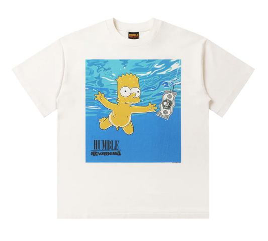 Humble Nevermind Tee White