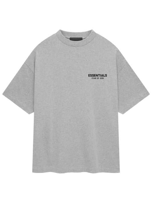 Essentials 25Ss Holiday Core Crewneck Tee Light Heather