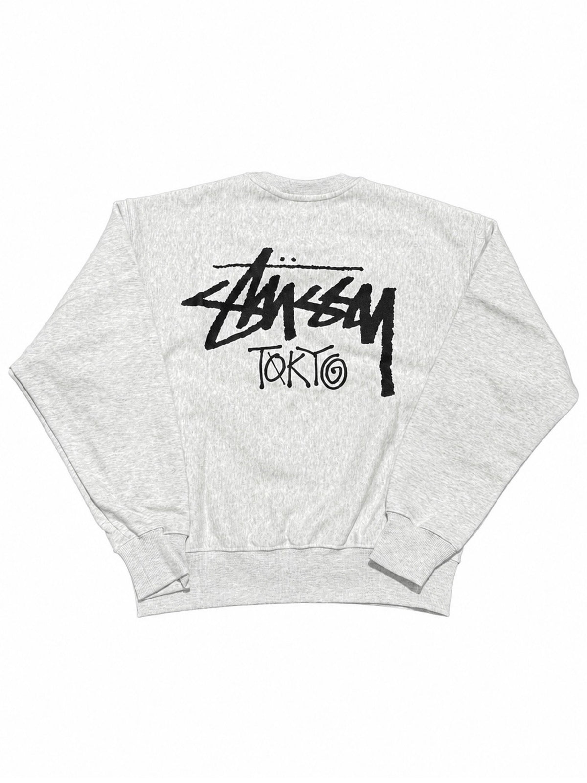 Stussy Stock Tokyo Crewneck Ash Heather