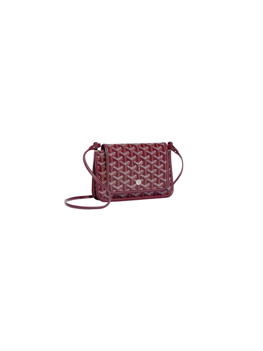 Goyard Plumet Pocket Wallet Dark Red