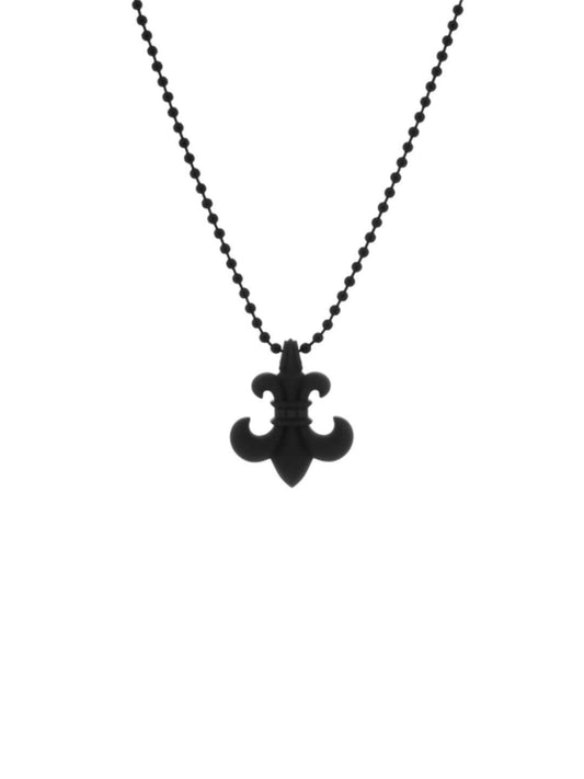 Chrome Hearts Bs Fluer Silicone Pendant Black