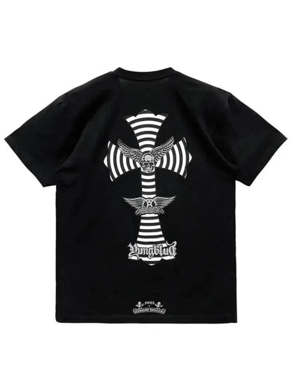 Chrome Hearts Foti Aerosmith Yungblood Cross Pocket Tee Black