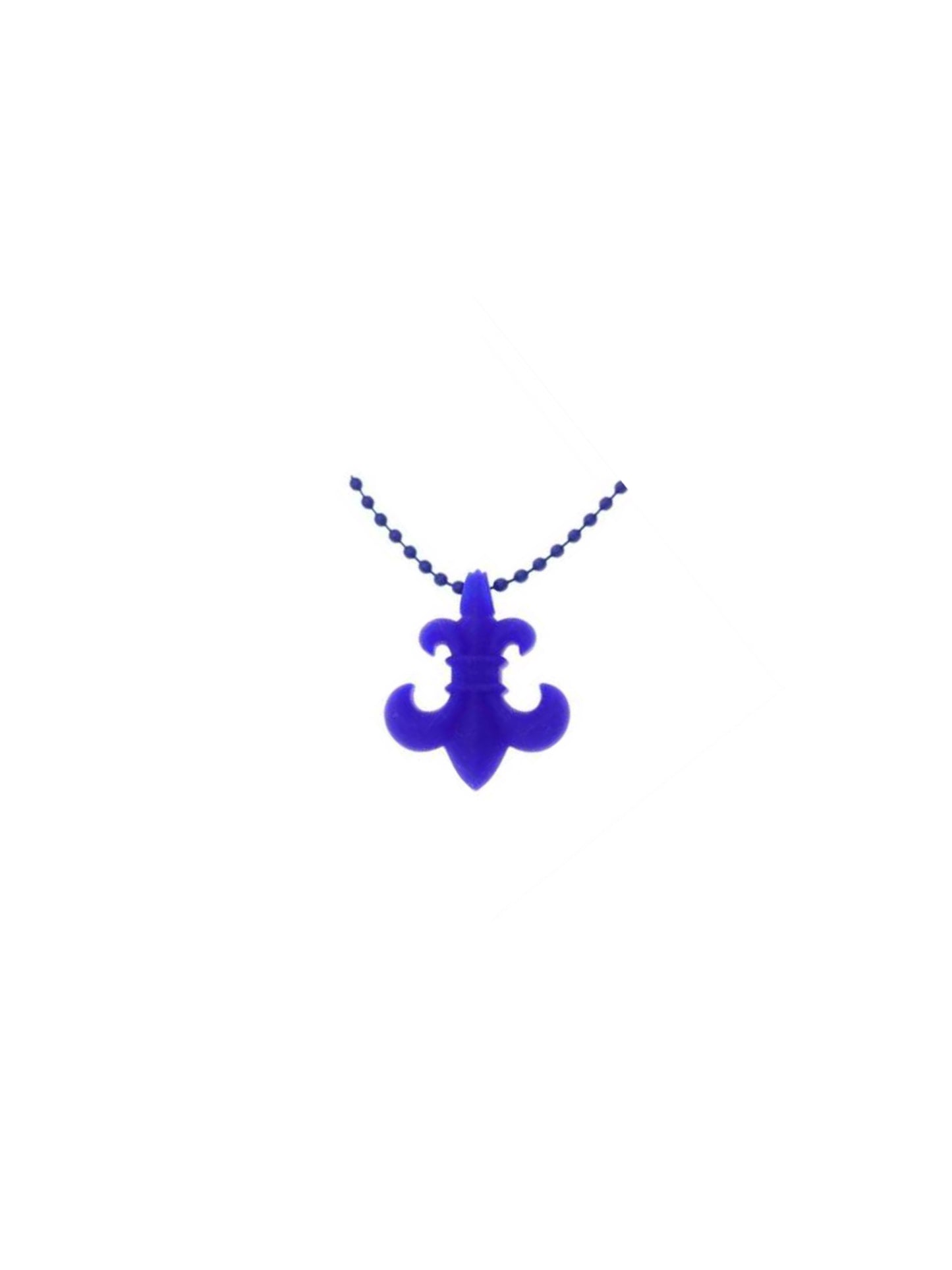 Chrome Hearts Bs Fluer Silicone Pendant Deep Blue