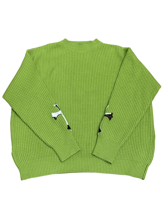 Chrome Hearts Zebra Cross Patch Sweater Green M C116085476-New