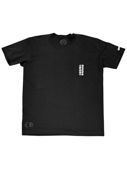 Chrome Hearts Scroll Logo Osaka Tee Black